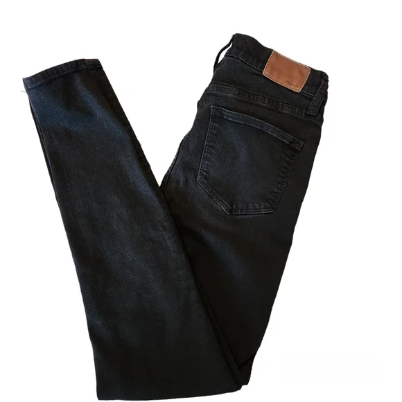 Madewell Roadtripper Black Mid-rise Skinny Jeans, ankle length size 27 - Picture 2 of 13